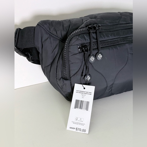 VERA BRADLEY || Black Quilted Belt Bag. OS - Picture 6 of 12